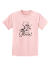 Gemini Illustration Childrens T-Shirt-Childrens T-Shirt-TooLoud-PalePink-X-Small-Davson Sales