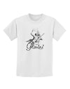 Gemini Illustration Childrens T-Shirt-Childrens T-Shirt-TooLoud-White-X-Small-Davson Sales