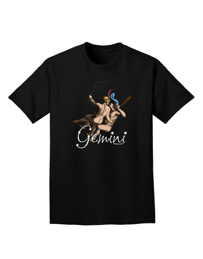 Gemini Illustration Color Adult Dark T-Shirt-Mens T-Shirt-TooLoud-Black-Small-Davson Sales