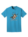 Gemini Illustration Color Adult Dark T-Shirt-Mens T-Shirt-TooLoud-Turquoise-Small-Davson Sales