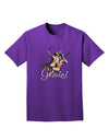 Gemini Illustration Color Adult Dark T-Shirt-Mens T-Shirt-TooLoud-Purple-Small-Davson Sales