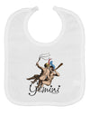 Gemini Illustration Color Baby Bib