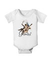 Gemini Illustration Color Baby Romper Bodysuit-Baby Romper-TooLoud-White-06-Months-Davson Sales