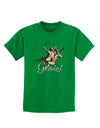 Gemini Illustration Color Childrens Dark T-Shirt-Childrens T-Shirt-TooLoud-Kelly-Green-X-Small-Davson Sales