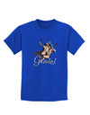 Gemini Illustration Color Childrens Dark T-Shirt-Childrens T-Shirt-TooLoud-Royal-Blue-X-Small-Davson Sales