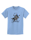 Gemini Illustration Color Childrens T-Shirt-Childrens T-Shirt-TooLoud-Light-Blue-X-Small-Davson Sales