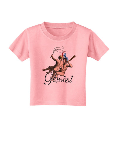 Gemini Illustration Color Toddler T-Shirt-Toddler T-Shirt-TooLoud-Candy-Pink-2T-Davson Sales