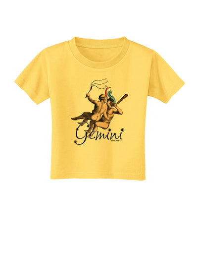 Gemini Illustration Color Toddler T-Shirt-Toddler T-Shirt-TooLoud-Yellow-2T-Davson Sales