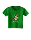 Gemini Illustration Color Toddler T-Shirt Dark-Toddler T-Shirt-TooLoud-Clover-Green-2T-Davson Sales