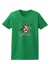 Gemini Illustration Color Womens Dark T-Shirt-TooLoud-Kelly-Green-X-Small-Davson Sales
