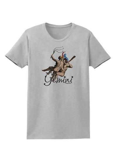 Gemini Illustration Color Womens T-Shirt-Womens T-Shirt-TooLoud-AshGray-X-Small-Davson Sales