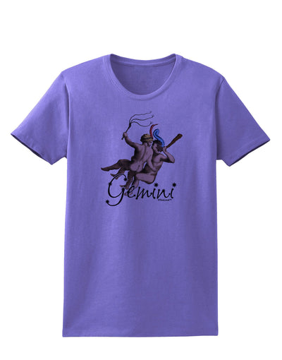 Gemini Illustration Color Womens T-Shirt-Womens T-Shirt-TooLoud-Violet-X-Small-Davson Sales