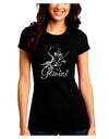 Gemini Illustration Juniors Crew Dark T-Shirt-T-Shirts Juniors Tops-TooLoud-Black-Juniors Fitted Small-Davson Sales