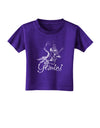 Gemini Illustration Toddler T-Shirt Dark-Toddler T-Shirt-TooLoud-Purple-2T-Davson Sales