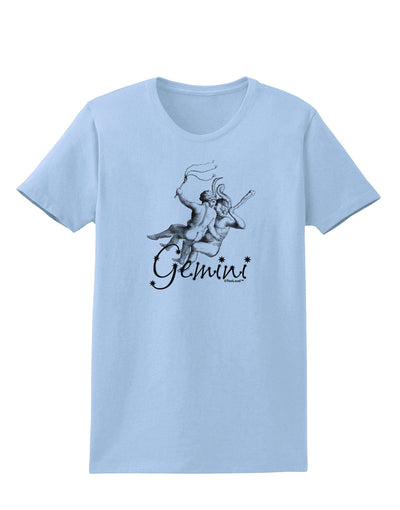 Gemini Illustration Womens T-Shirt-Womens T-Shirt-TooLoud-Light-Blue-X-Small-Davson Sales