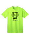 Gemini Symbol Adult T-Shirt-unisex t-shirt-TooLoud-Neon-Green-Small-Davson Sales