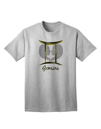 Gemini Symbol Adult T-Shirt-unisex t-shirt-TooLoud-AshGray-Small-Davson Sales