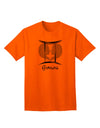 Gemini Symbol Adult T-Shirt-unisex t-shirt-TooLoud-Orange-Small-Davson Sales