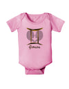 Gemini Symbol Baby Romper Bodysuit-Baby Romper-TooLoud-Pink-06-Months-Davson Sales