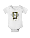 Gemini Symbol Baby Romper Bodysuit-Baby Romper-TooLoud-White-06-Months-Davson Sales