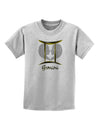 Gemini Symbol Childrens T-Shirt-Childrens T-Shirt-TooLoud-AshGray-X-Small-Davson Sales