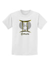 Gemini Symbol Childrens T-Shirt-Childrens T-Shirt-TooLoud-White-X-Small-Davson Sales