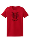 Gemini Symbol Womens T-Shirt-Womens T-Shirt-TooLoud-Red-X-Small-Davson Sales