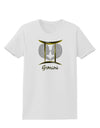 Gemini Symbol Womens T-Shirt-Womens T-Shirt-TooLoud-White-X-Small-Davson Sales