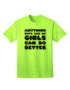 Gender-Inclusive Empowerment Adult T-Shirt: Anything Boys Can Do, Girls Can Do Better, by TooLoud-Mens T-shirts-TooLoud-Neon-Green-Small-Davson Sales