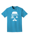 Gentleman Jack-o-lantern Adult Dark T-Shirt-Mens T-Shirt-TooLoud-Turquoise-Small-Davson Sales