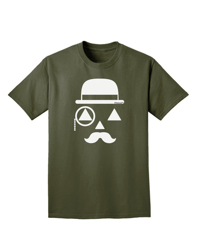 Gentleman Jack-o-lantern Adult Dark T-Shirt-Mens T-Shirt-TooLoud-Military-Green-Small-Davson Sales