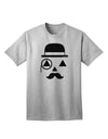 Gentleman Jack-o-lantern Adult T-Shirt-Mens T-Shirt-TooLoud-AshGray-Small-Davson Sales