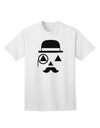 Gentleman Jack-o-lantern Adult T-Shirt-Mens T-Shirt-TooLoud-White-Small-Davson Sales