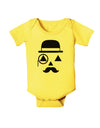 Gentleman Jack-o-lantern Baby Romper Bodysuit-Baby Romper-TooLoud-Yellow-06-Months-Davson Sales