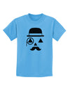 Gentleman Jack-o-lantern Childrens T-Shirt-Childrens T-Shirt-TooLoud-Aquatic-Blue-X-Small-Davson Sales