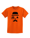 Gentleman Jack-o-lantern Childrens T-Shirt-Childrens T-Shirt-TooLoud-Orange-X-Small-Davson Sales