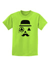 Gentleman Jack-o-lantern Childrens T-Shirt-Childrens T-Shirt-TooLoud-Lime-Green-X-Small-Davson Sales