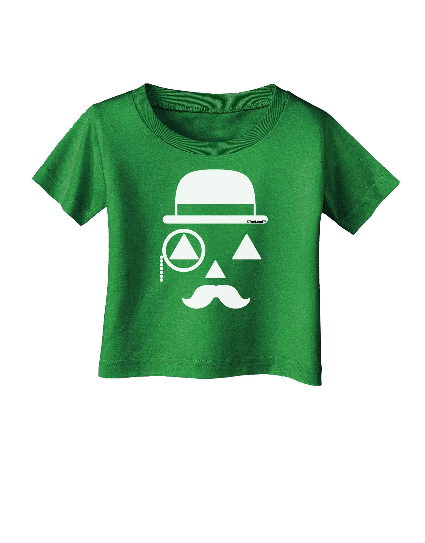 Gentleman Jack-o-lantern Infant T-Shirt Dark-Infant T-Shirt-TooLoud-Clover-Green-06-Months-Davson Sales