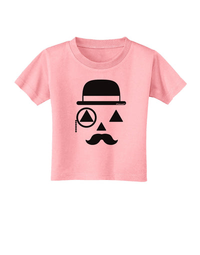 Gentleman Jack-o-lantern Toddler T-Shirt-Toddler T-Shirt-TooLoud-Candy-Pink-2T-Davson Sales