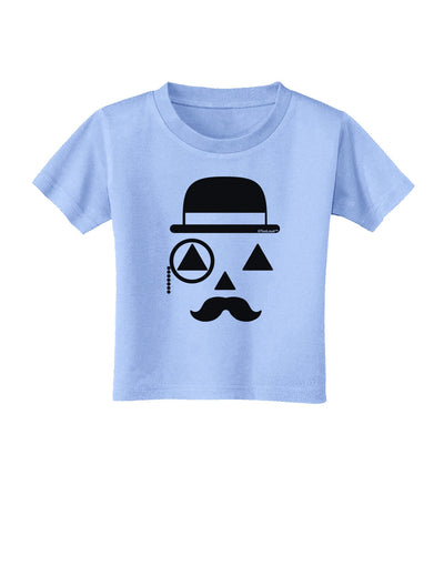 Gentleman Jack-o-lantern Toddler T-Shirt-Toddler T-Shirt-TooLoud-Aquatic-Blue-2T-Davson Sales