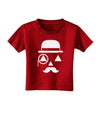 Gentleman Jack-o-lantern Toddler T-Shirt Dark-Toddler T-Shirt-TooLoud-Red-2T-Davson Sales