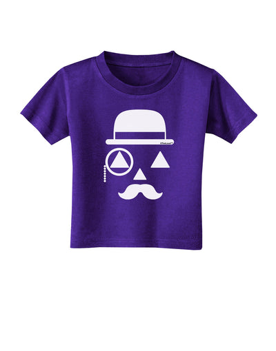 Gentleman Jack-o-lantern Toddler T-Shirt Dark-Toddler T-Shirt-TooLoud-Purple-2T-Davson Sales