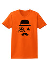 Gentleman Jack-o-lantern Womens T-Shirt-Womens T-Shirt-TooLoud-Orange-X-Small-Davson Sales