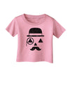 Gentleman Pumpkin Distressed Infant T-Shirt-Infant T-Shirt-TooLoud-Candy-Pink-06-Months-Davson Sales