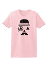 Gentleman Pumpkin Distressed Womens T-Shirt-Womens T-Shirt-TooLoud-PalePink-X-Small-Davson Sales