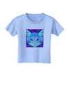 Geometric Kitty Inverted Toddler T-Shirt-Toddler T-Shirt-TooLoud-Aquatic-Blue-2T-Davson Sales