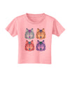 Geometric Wolf Head Pop Art Toddler T-Shirt-Toddler T-Shirt-TooLoud-Candy-Pink-2T-Davson Sales