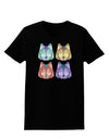 Geometric Wolf Head Pop Art Womens Dark T-Shirt-TooLoud-Black-X-Small-Davson Sales