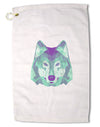 Geometric Wolf Head Premium Cotton Golf Towel - 16 x 25 inch by TooLoud-Golf Towel-TooLoud-16x25"-Davson Sales