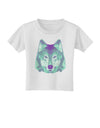 Geometric Wolf Head Toddler T-Shirt by TooLoud-Toddler T-Shirt-TooLoud-White-2T-Davson Sales